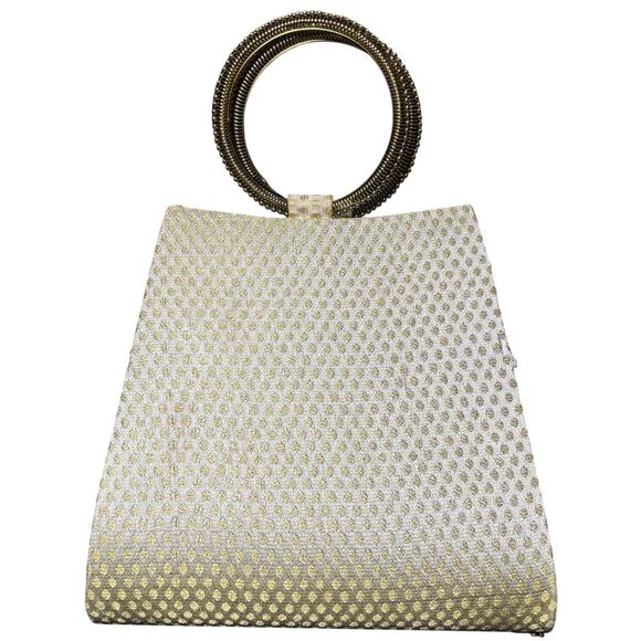 Gold Amber Sparkle Hand Purse - Picture 4 of 4